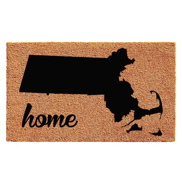Calloway Mills Entrance Mat, Coir, Natural, Black 105271830 - main